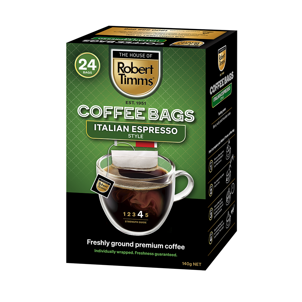 Italian Espresso Coffee Bags 24s