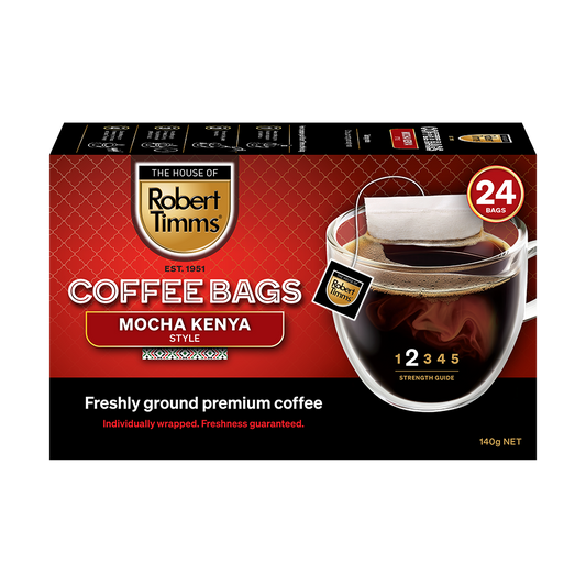 Mocha Kenya Coffee Bags 24s