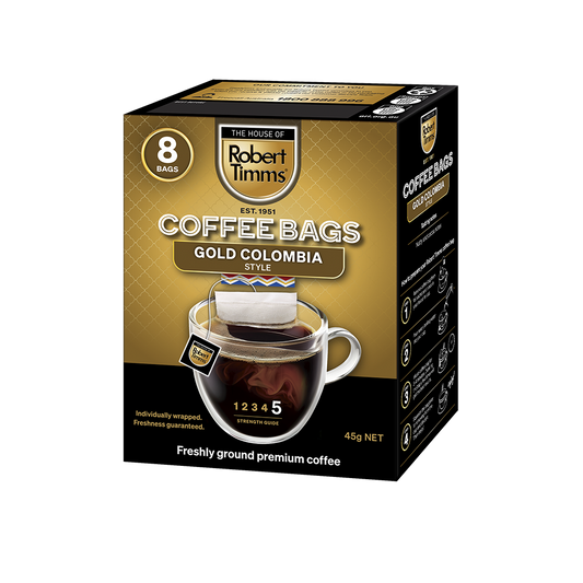 Gold Colombia Coffee Bags 8s