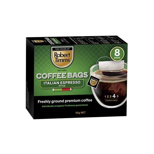 Italian Espresso Coffee Bags 8s