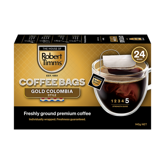 Gold Colombia Coffee Bags 24s