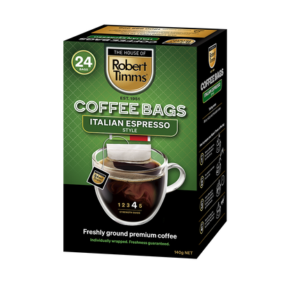 Italian Espresso Coffee Bags 24s