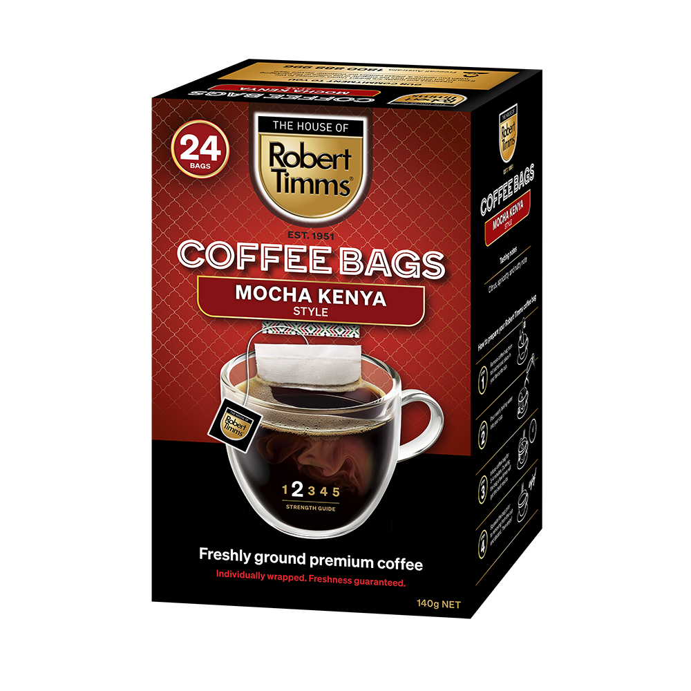 Mocha Kenya Coffee Bags 24s