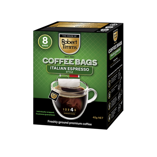 Italian Espresso Coffee Bags 8s