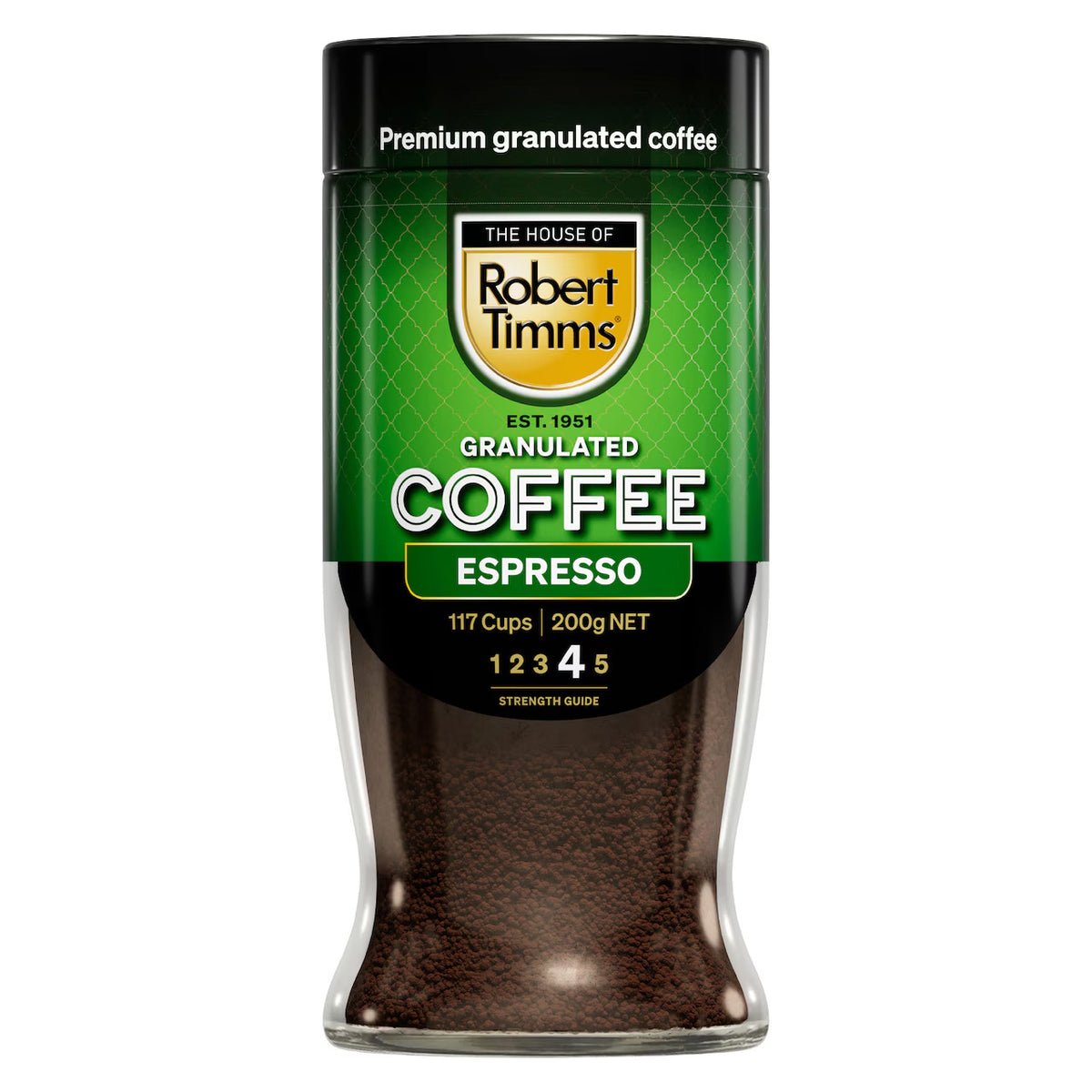 Granulated Extra Dark Roast Espresso Coffee 200g
