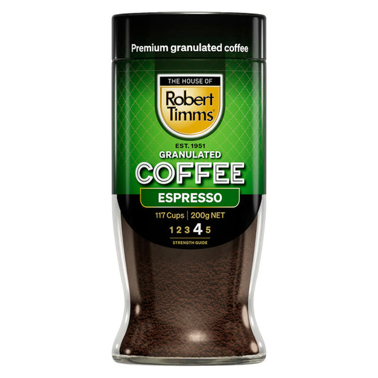 Granulated Extra Dark Roast Espresso Coffee 200g