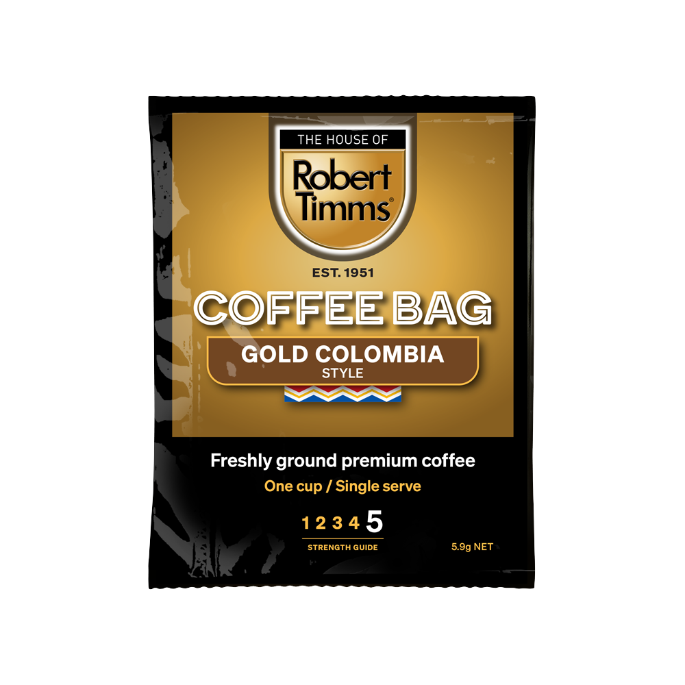 Gold Colombia Coffee Bags 100s
