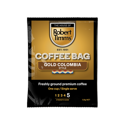 Gold Colombia Coffee Bags 100s