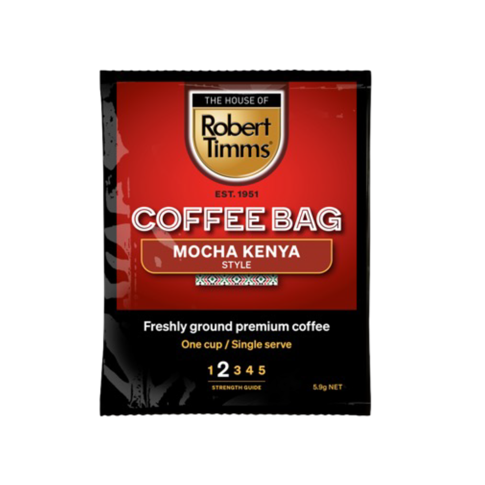 Mocha Kenya Coffee Bags 100s
