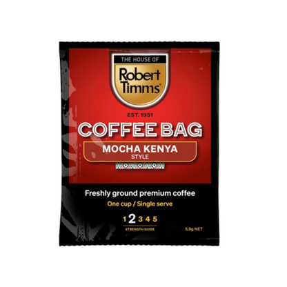 Mocha Kenya Coffee Bags 100s
