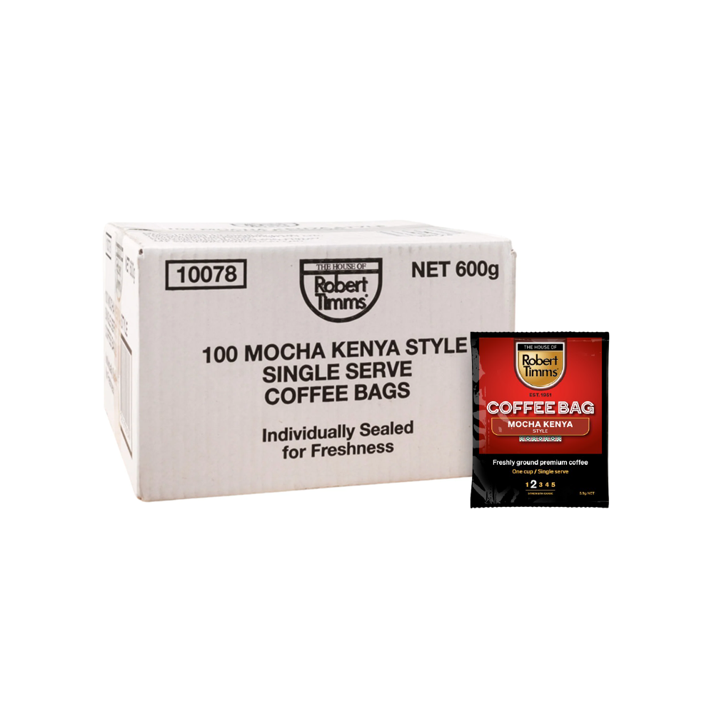 Mocha Kenya Coffee Bags 100s